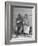 Elderly Couple Holding Hands-Peter Stackpole-Framed Photographic Print