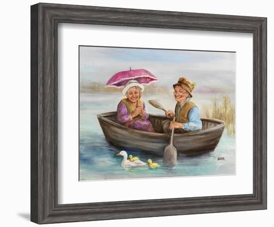 Elderly Couple-Dianne Dengel-Framed Giclee Print