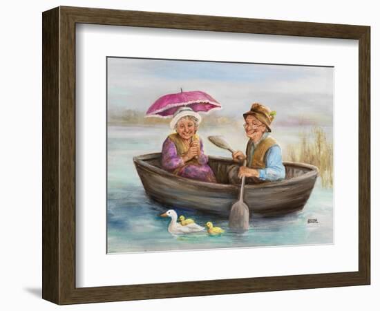 Elderly Couple-Dianne Dengel-Framed Giclee Print