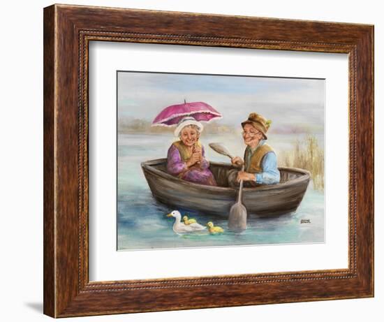 Elderly Couple-Dianne Dengel-Framed Giclee Print