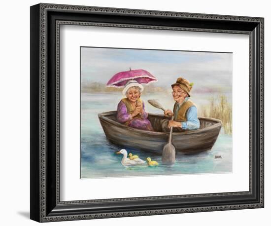 Elderly Couple-Dianne Dengel-Framed Giclee Print