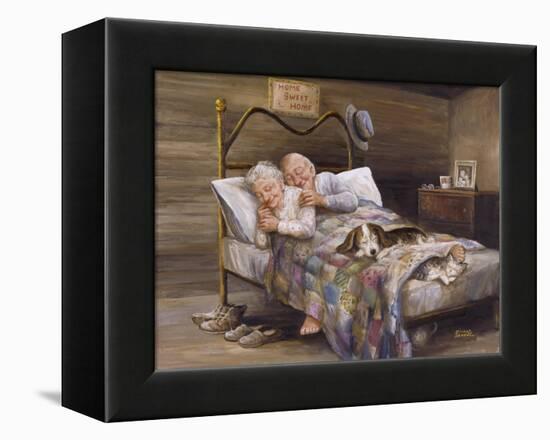 Elderly Couple-Dianne Dengel-Framed Premier Image Canvas