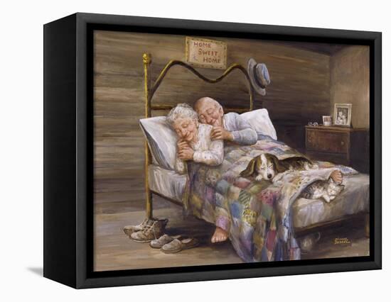 Elderly Couple-Dianne Dengel-Framed Premier Image Canvas