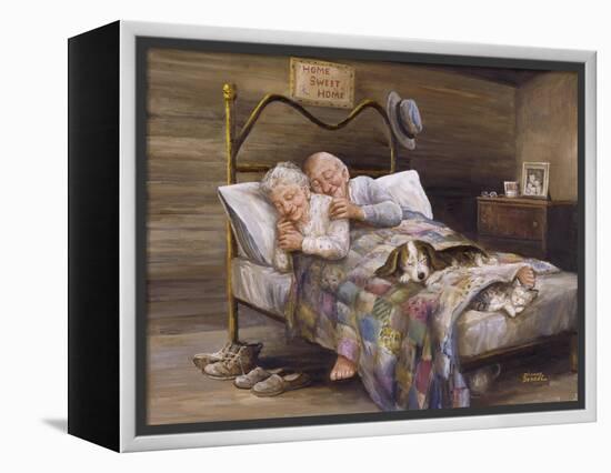 Elderly Couple-Dianne Dengel-Framed Premier Image Canvas