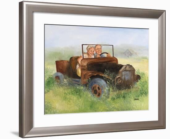 Elderly Couple-Dianne Dengel-Framed Giclee Print