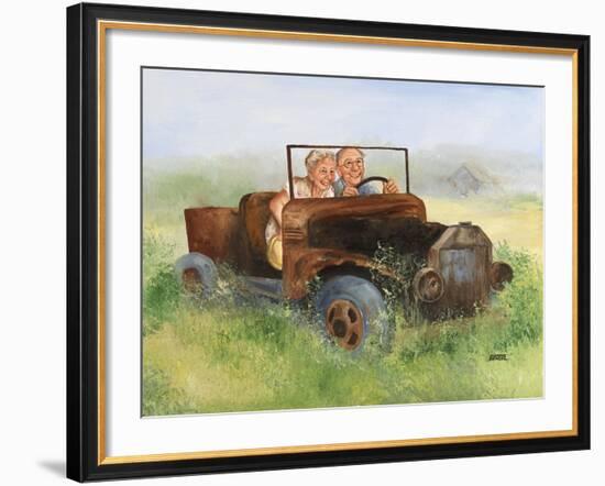 Elderly Couple-Dianne Dengel-Framed Giclee Print