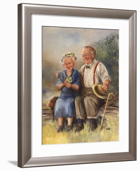 Elderly Couple-Dianne Dengel-Framed Giclee Print