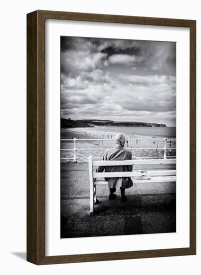 Elderly Male Beside the Sea-Rory Garforth-Framed Photographic Print