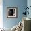 Elderly Male Sitting Alone in a Cafe-Rory Garforth-Framed Photographic Print displayed on a wall