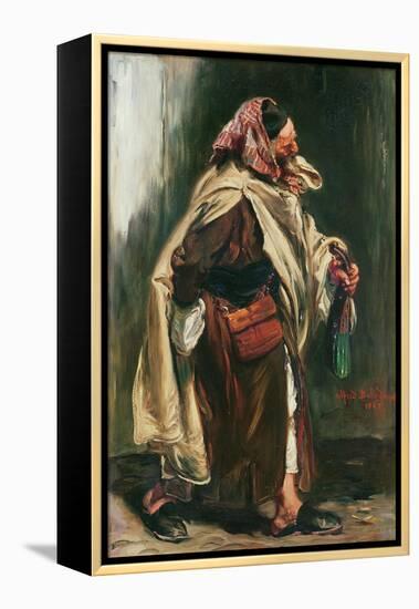 Elderly Moroccan Jew, 1867-Alfred Dehodencq-Framed Premier Image Canvas