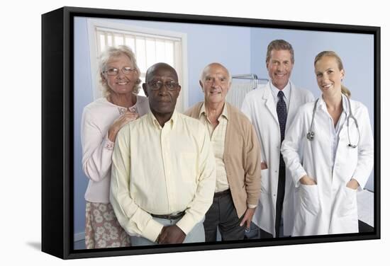Elderly Patients-Adam Gault-Framed Premier Image Canvas