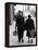 Elderly Polish Couple Walking Hand in Hand-Paul Schutzer-Framed Premier Image Canvas