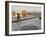 Elderly Sikh Pilgrim with Bundle and Stick Walking Around Holy Pool, Amritsar, India-Eitan Simanor-Framed Photographic Print