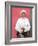 Elderly Tibetan Woman with Red Wall, Tagong, Sichuan, China-Keren Su-Framed Photographic Print