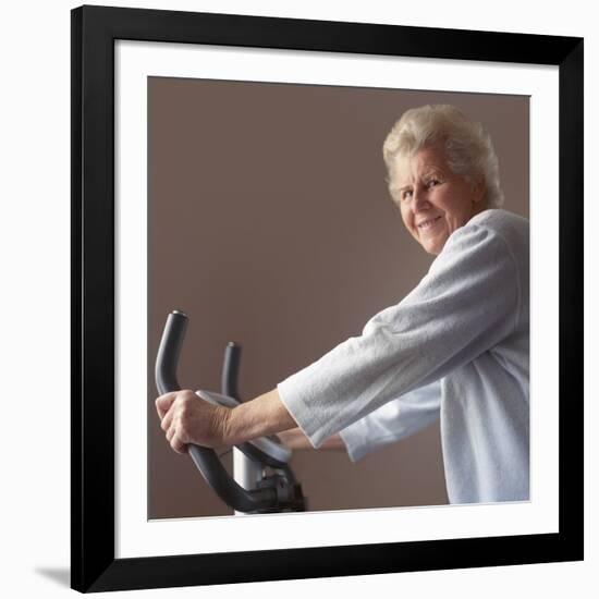 Elderly Woman Exercising-Cristina-Framed Photographic Print