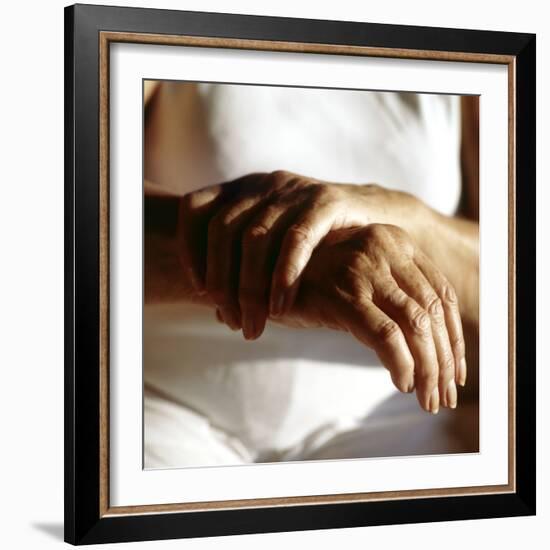 Elderly Woman with Osteoarthritis-Cristina-Framed Premium Photographic Print