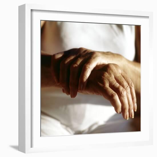 Elderly Woman with Osteoarthritis-Cristina-Framed Premium Photographic Print