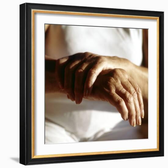 Elderly Woman with Osteoarthritis-Cristina-Framed Premium Photographic Print