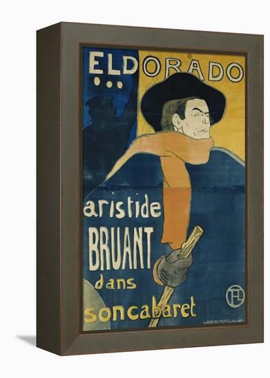 Eldorado, Aristide Bruant, 1892-Henri de Toulouse-Lautrec-Framed Premier Image Canvas