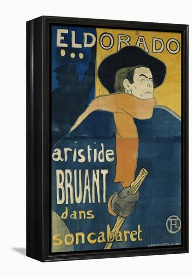 Eldorado, Aristide Bruant, 1892-Henri de Toulouse-Lautrec-Framed Premier Image Canvas