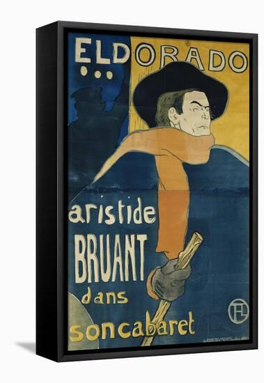 Eldorado, Aristide Bruant, 1892-Henri de Toulouse-Lautrec-Framed Premier Image Canvas