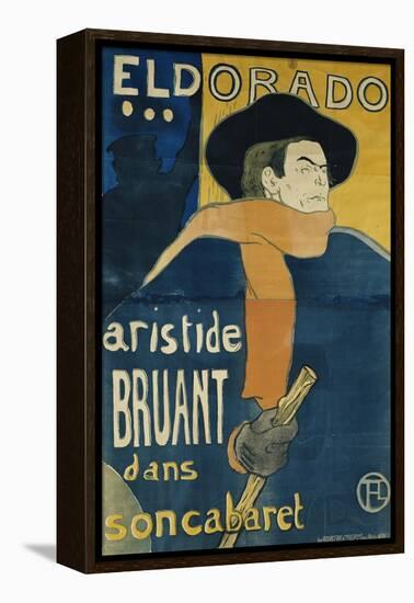 Eldorado, Aristide Bruant, 1892-Henri de Toulouse-Lautrec-Framed Premier Image Canvas