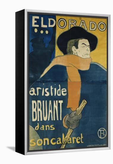 Eldorado, Aristide Bruant, 1892-Henri de Toulouse-Lautrec-Framed Premier Image Canvas