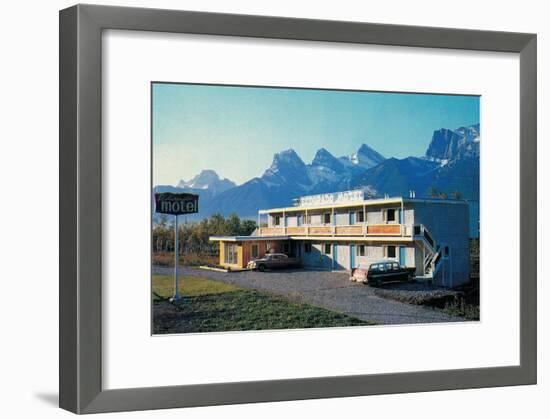 Eldorado Motel in the Mountains-null-Framed Art Print