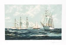 Under Shortened Sail-Eldred Clark Johnson-Framed Collectable Print