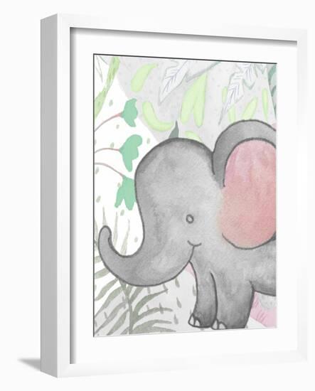 Ele in the Tropics-Elizabeth Medley-Framed Art Print