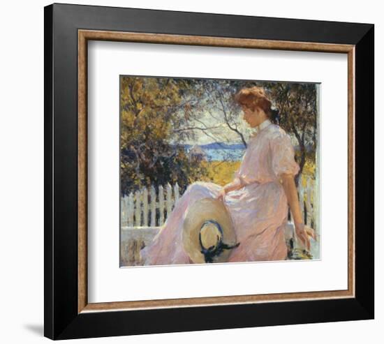 Eleanor 1907-Frank Weston Benson-Framed Art Print