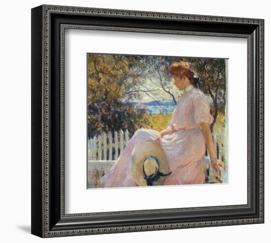 Eleanor 1907-Frank Weston Benson-Framed Art Print