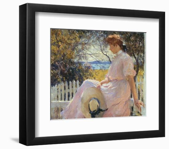 Eleanor 1907-Frank Weston Benson-Framed Art Print