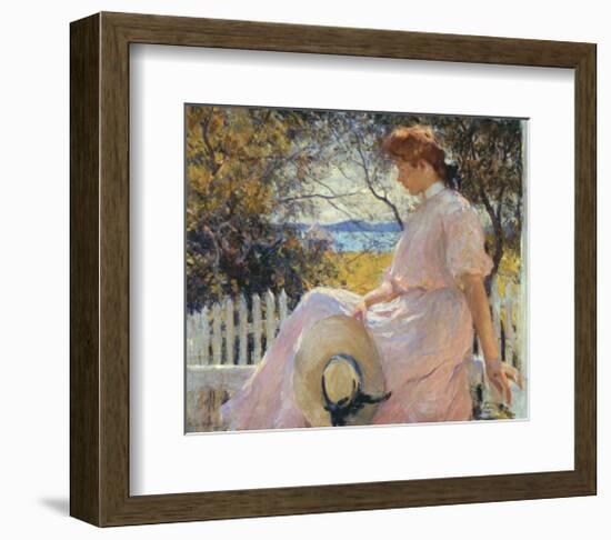 Eleanor 1907-Frank Weston Benson-Framed Art Print