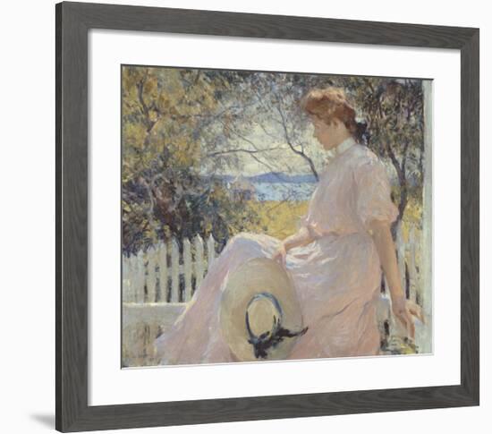 Eleanor 1907-Frank Weston Benson-Framed Art Print