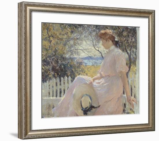 Eleanor 1907-Frank Weston Benson-Framed Art Print