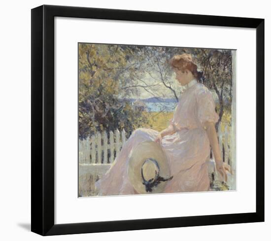 Eleanor 1907-Frank Weston Benson-Framed Art Print