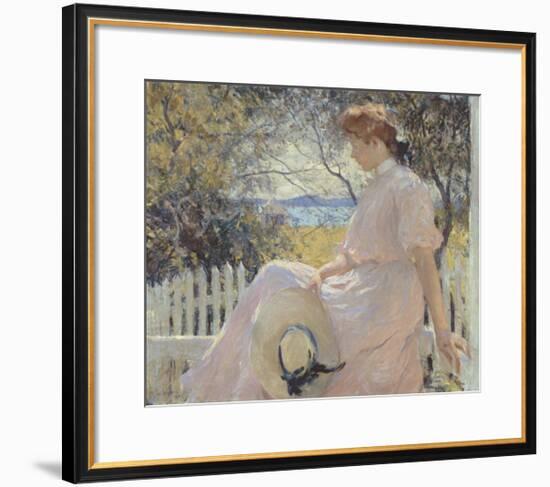 Eleanor 1907-Frank Weston Benson-Framed Art Print