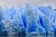 Blue Ice, Grey Glacier, Torres Del Paine National Park, Patagonia, Chile, South America-Eleanor-Premier Image Canvas