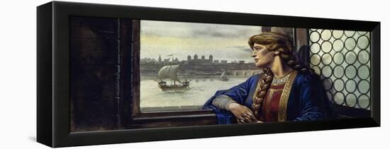 Eleanor Felt Abandoned by Her Husband When He Became King of England-Alberto Salinas-Framed Premier Image Canvas