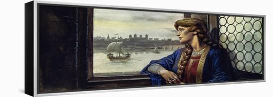 Eleanor Felt Abandoned by Her Husband When He Became King of England-Alberto Salinas-Framed Premier Image Canvas