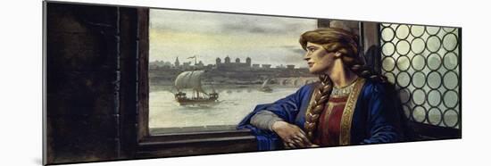 Eleanor Felt Abandoned by Her Husband When He Became King of England-Alberto Salinas-Mounted Giclee Print