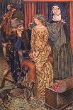 Merlin Reveals the Secrets of His Magic to Vivien Who Promptly Deserts Him-Eleanor Fortescue Brickdale-Photographic Print