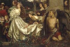 Lancelot Mourns for Elaine the "Lily-Maid of Astolat" Otherwise Known as the Lady of Shalott-Eleanor Fortescue Brickdale-Framed Photographic Print