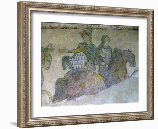 Eleanor of Aquitaine and Isabella of Angoul? Led into Captivity by Eleanor's Husband Henry II-null-Framed Giclee Print