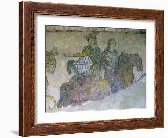 Eleanor of Aquitaine and Isabella of Angoul? Led into Captivity by Eleanor's Husband Henry II-null-Framed Giclee Print