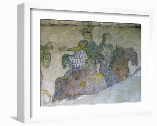 Eleanor of Aquitaine and Isabella of Angoul? Led into Captivity by Eleanor's Husband Henry II-null-Framed Giclee Print