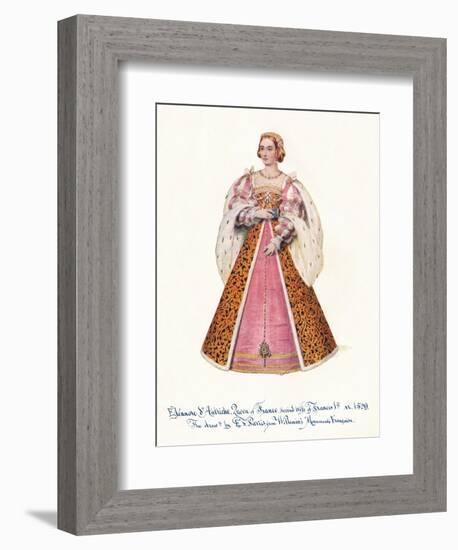 Eleanor of Austria, Queen of France, Second Wife of Francis 1st,', 1911.-Unknown-Framed Giclee Print