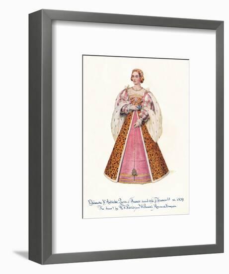 Eleanor of Austria, Queen of France, Second Wife of Francis 1st,', 1911.-Unknown-Framed Giclee Print
