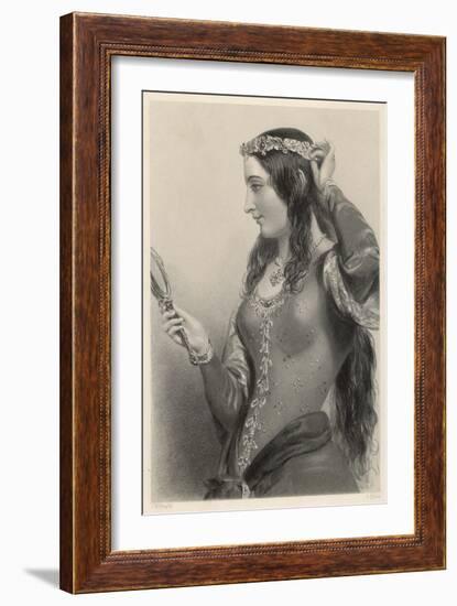 Eleanor of Provence Queen of Henry III and Mother of Edward I of England-B. Eyles-Framed Art Print